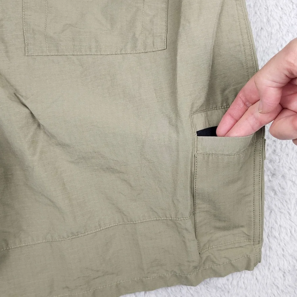 Columbia PFG Shorts Mens 40 Sage Green Ripstop Omni-Shade Fishing Cargo Outdoor
